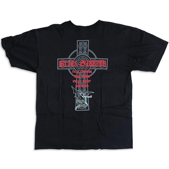 Vintage Black Sabbath Band Photo / Rune Cross Back - Picture 2 of 8